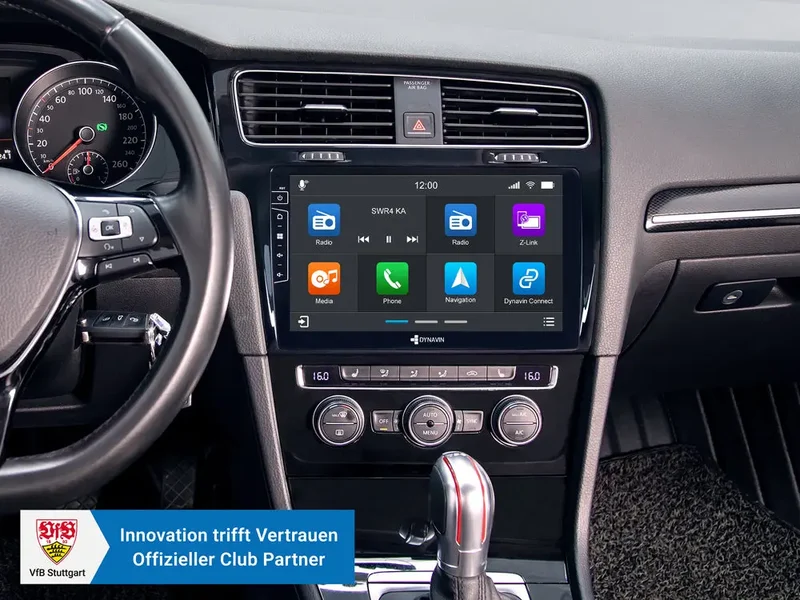 DYNAVIN D10-3B Premium – Autoradio Android 14 10,1 pouces pour Volkswagen Golf 7 avec CarPlay sans fil