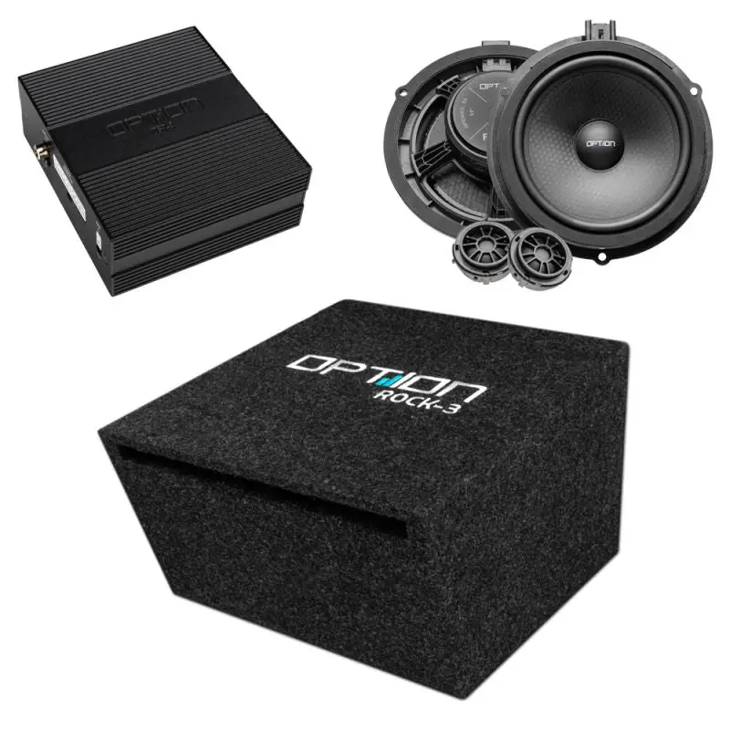 OPTION SET-431 – Système audio DSP + caisson + haut-parleurs pour Ford Transit Custom / Tourneo Custom 2e génération