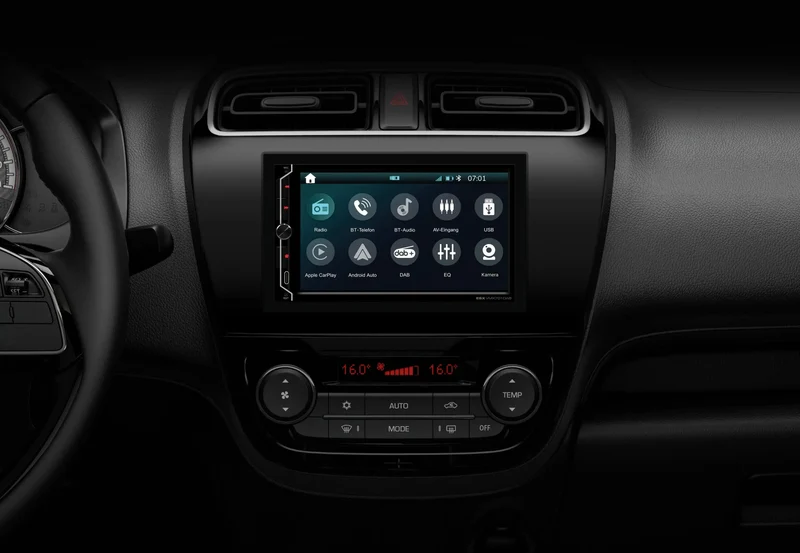 ESX VMX701DAB – Autoradio 2-DIN 7 pouces avec CarPlay, Android Auto et DSP