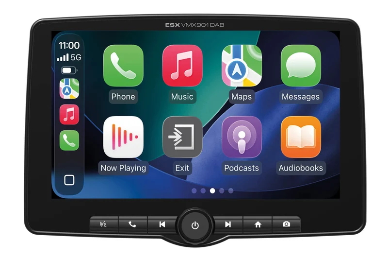 ESX VMX901DAB – Autoradio 1-DIN 9 pouces avec CarPlay, Android Auto et DAB+