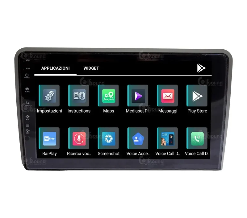 JFSOUND JF-039A3-X9C-PRO – Autoradio Android 9 pouces pour Audi A3 avec 4G, DSP, DAB+ et caméra de recul