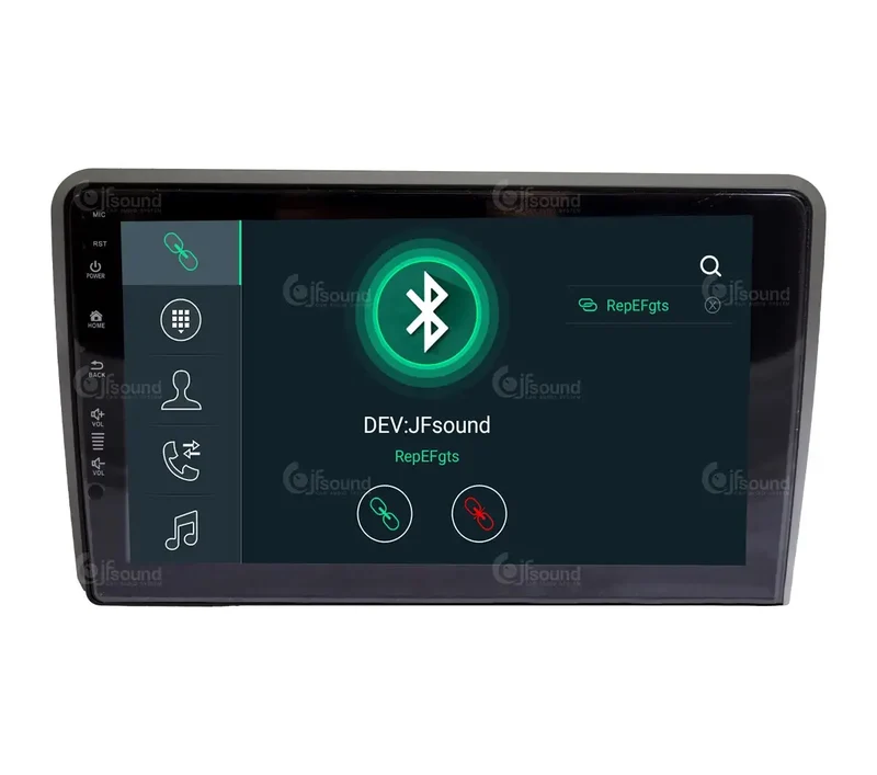 JFSOUND JF-039A3-X9C-PRO – Autoradio Android 9 pouces pour Audi A3 avec 4G, DSP, DAB+ et caméra de recul
