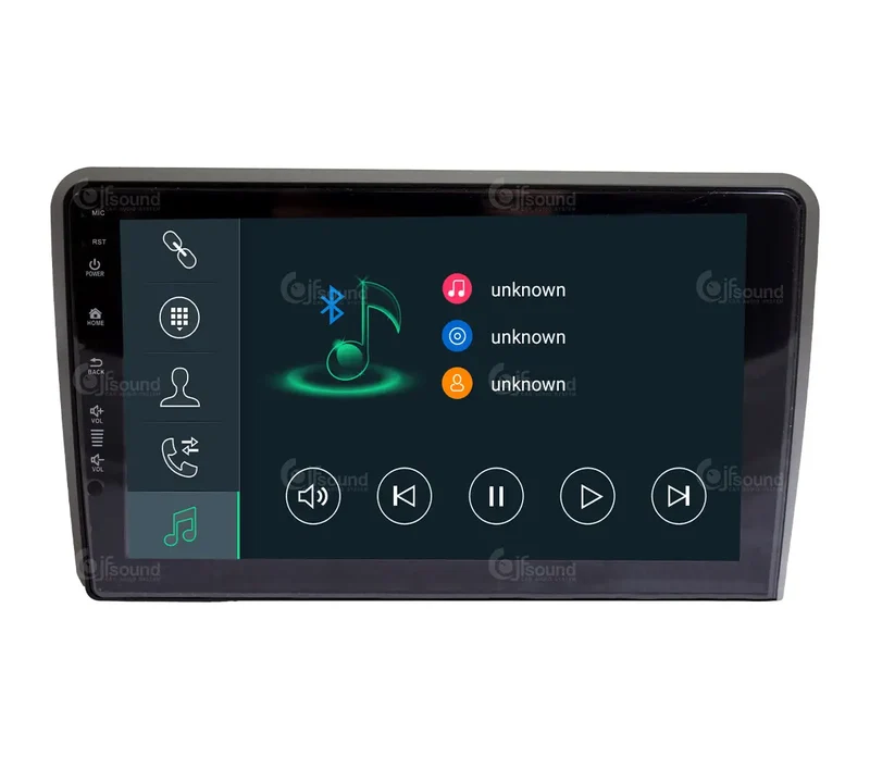 JFSOUND JF-039A3-X9C-PRO – Autoradio Android 9 pouces pour Audi A3 avec 4G, DSP, DAB+ et caméra de recul