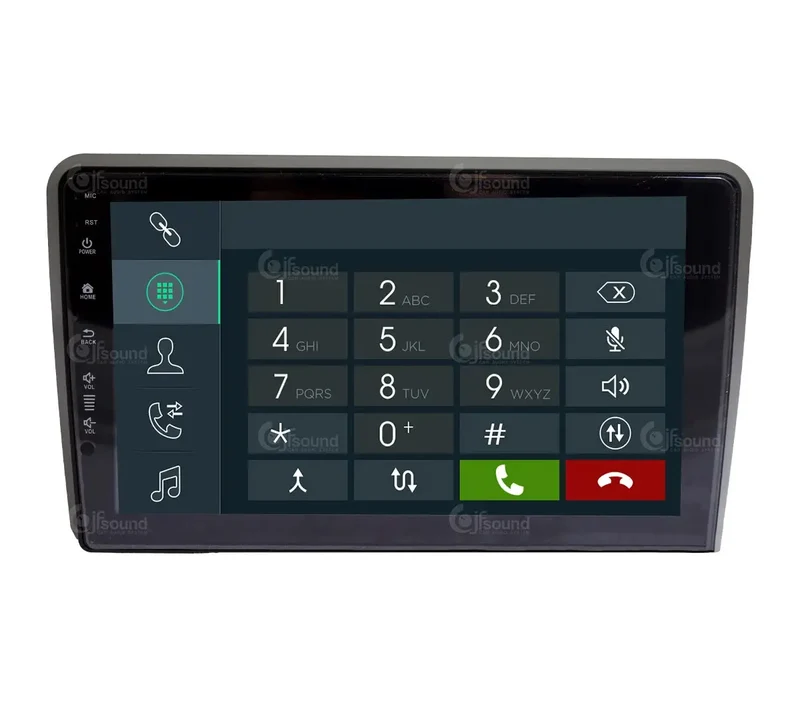 JFSOUND JF-039A3-X9C-PRO – Autoradio Android 9 pouces pour Audi A3 avec 4G, DSP, DAB+ et caméra de recul