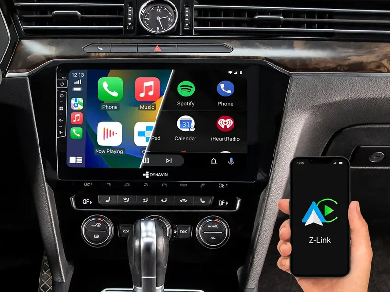 DYNAVIN D10-55 Premium – Autoradio Android 14 10,1 pouces pour Volkswagen Passat B8 avec CarPlay sans fil, Android Auto, DSP et Head-up Display