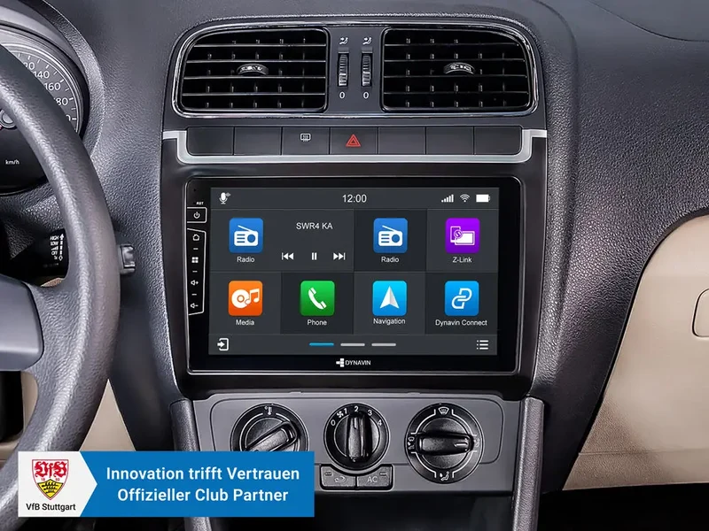 DYNAVIN D10-69L Premium – Autoradio Android 14 9 pouces pour Volkswagen Polo 6R avec CarPlay sans fil, Android Auto et DSP