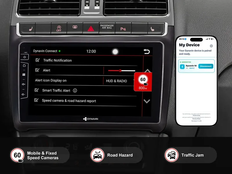 DYNAVIN D10-69H Premium – Autoradio Android 14 9 pouces pour Volkswagen Polo avec CarPlay sans fil, Android Auto et DSP 4 x 60 W RMS