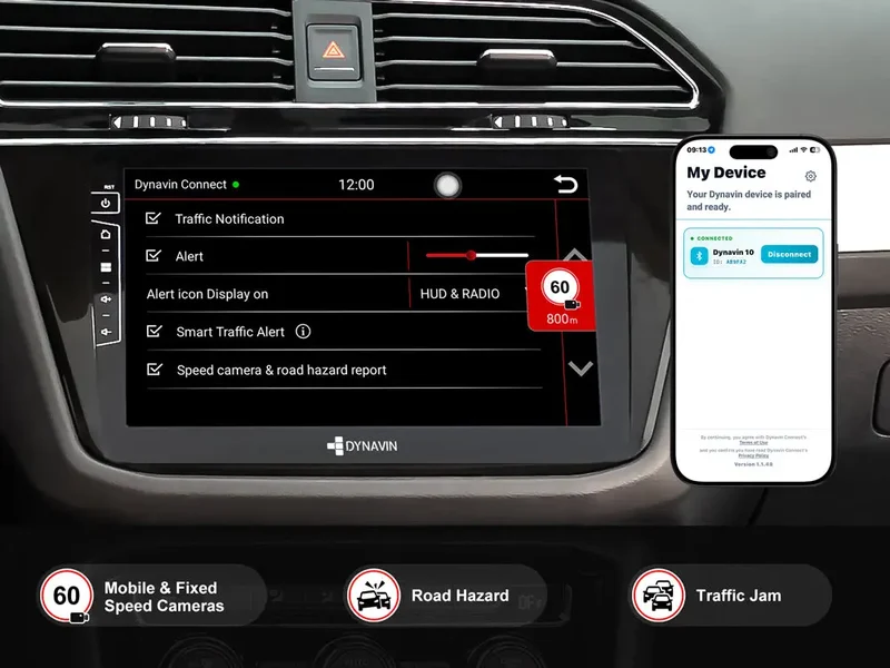 DYNAVIN D10-82 Premium – Autoradio Android 10,1 pouces pour Volkswagen Tiguan avec CarPlay sans fil