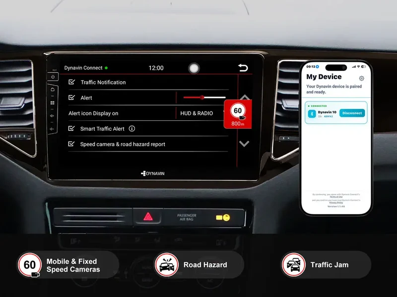 DYNAVIN D10-135B Premium – Autoradio Android 10,1 pouces pour Volkswagen Golf Sportsvan