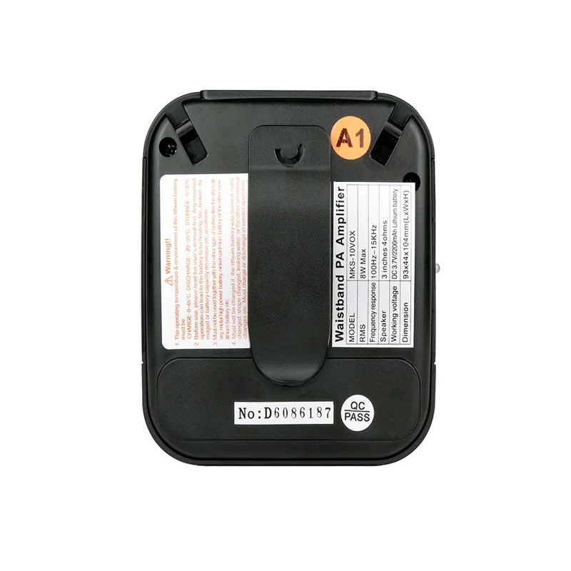 AMPLIFICATEUR DE VOIX 10W AVEC CASQUE BLUETOOTH