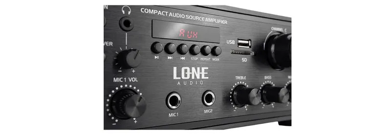 AMPLIFICATEUR STÉRÉO 4 x 80W en 4 et 8Ω