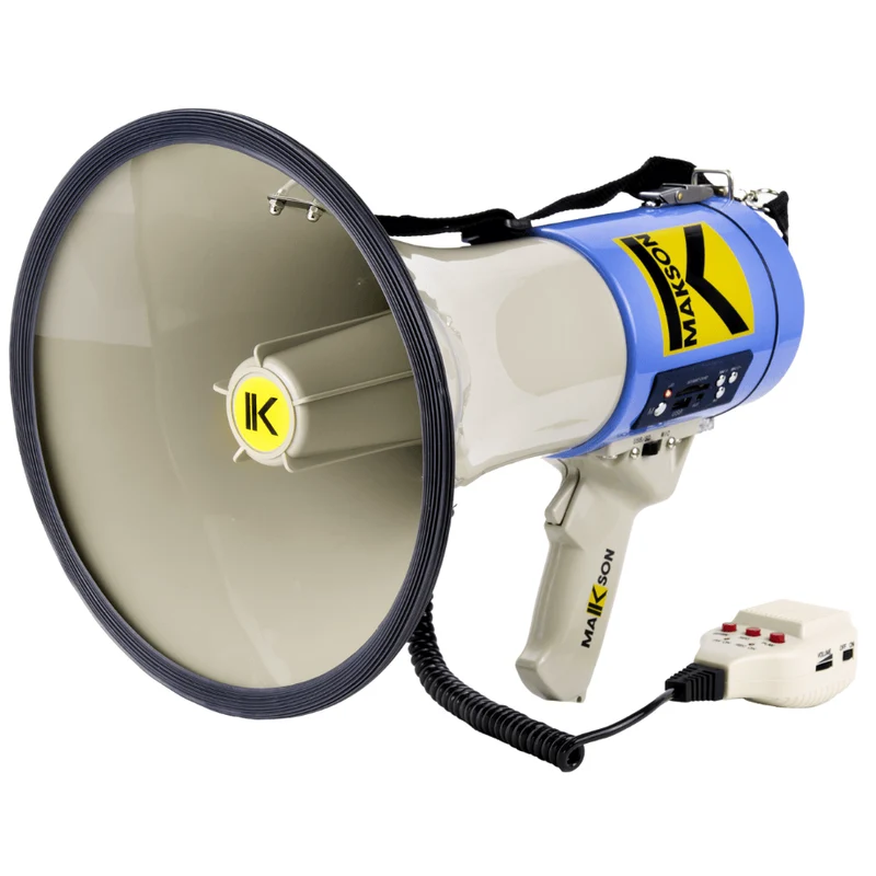 MÉGAPHONE PROFESSIONNEL - PORTE VOIX PUISSANCE 65W AVEC BATTERIE LITHIUM