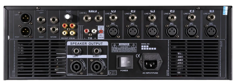 CONSOLE DE MIXAGE AMPLIFIÉE MULTIMÉDIA