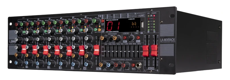 CONSOLE DE MIXAGE AMPLIFIÉE MULTIMÉDIA