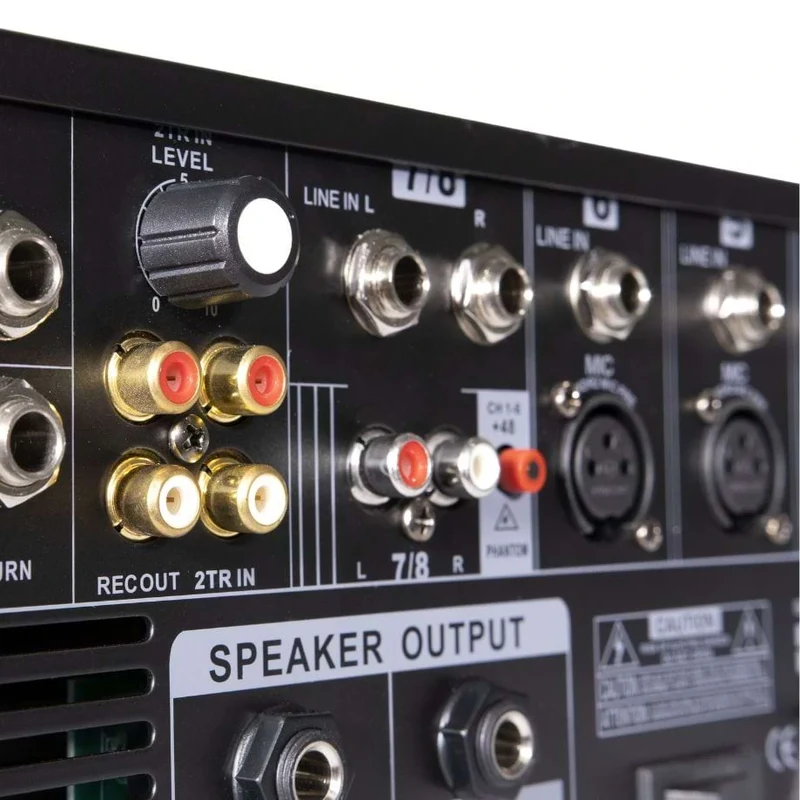 CONSOLE DE MIXAGE AMPLIFIÉE MULTIMÉDIA