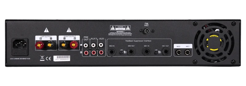 AMPLIFICATEUR MÉLANGEUR MULTIMÉDIA 2x200W EN 8 Ω