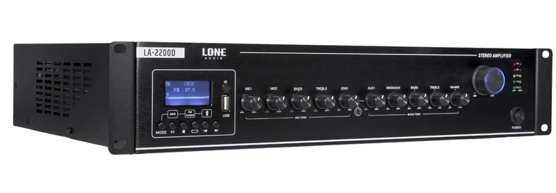 AMPLIFICATEUR MÉLANGEUR MULTIMÉDIA 2x200W EN 8 Ω