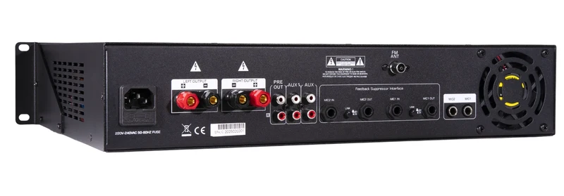 AMPLIFICATEUR MÉLANGEUR MULTIMÉDIA 2x200W EN 8 Ω