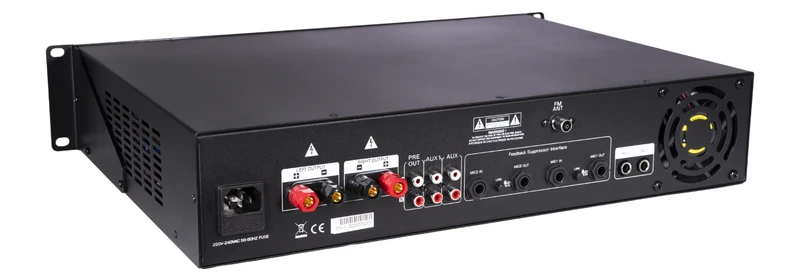AMPLIFICATEUR MÉLANGEUR MULTIMÉDIA 2x200W EN 8 Ω