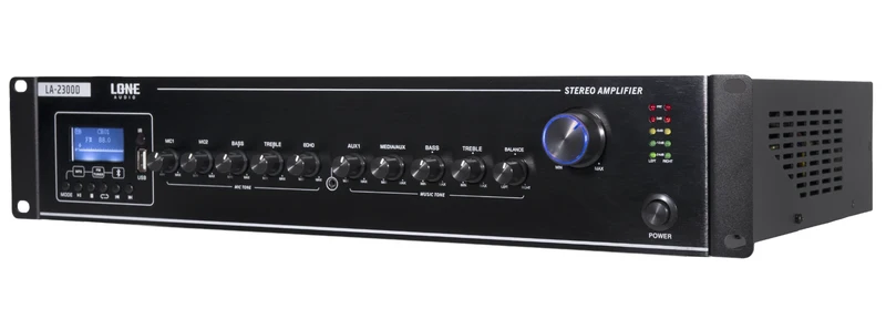 AMPLIFICATEUR MÉLANGEUR MULTIMÉDIA 2x300W EN 8 Ω