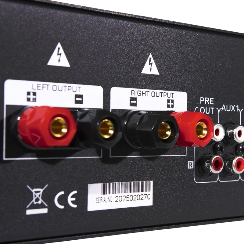AMPLIFICATEUR MÉLANGEUR MULTIMÉDIA 2x300W EN 8 Ω