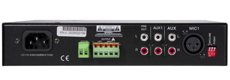 AMPLIFICATEUR MÉLANGEUR MULTIMÉDIA 2X50W