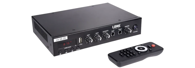 AMPLIFICATEUR MÉLANGEUR MULTIMÉDIA 2X50W