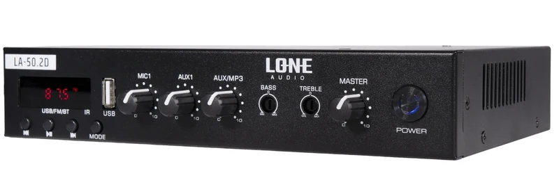 AMPLIFICATEUR MÉLANGEUR MULTIMÉDIA 2X50W