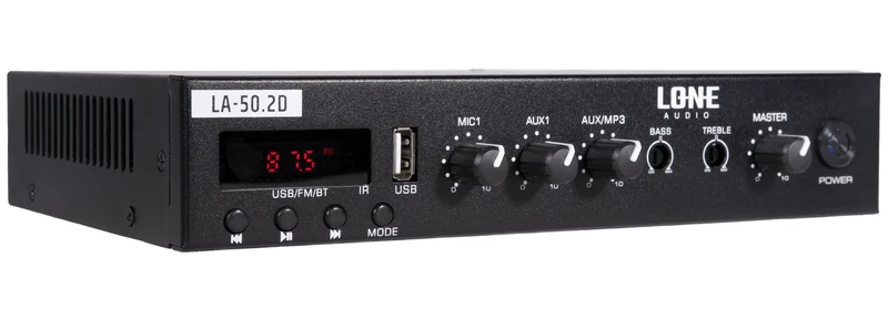 AMPLIFICATEUR MÉLANGEUR MULTIMÉDIA 2X50W