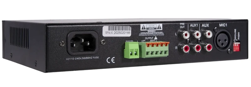 AMPLIFICATEUR MÉLANGEUR MULTIMÉDIA 2X50W