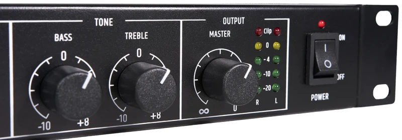 AMPLIFICATEUR MÉLANGEUR CLASS D STÉRÉO 2x120W EN 4Ω