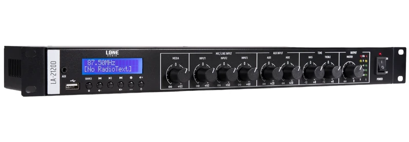 AMPLIFICATEUR MÉLANGEUR CLASS D STÉRÉO 2x120W EN 4Ω
