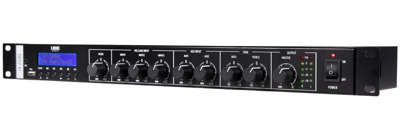 AMPLIFICATEUR MÉLANGEUR CLASS D STÉRÉO 2x120W EN 4Ω