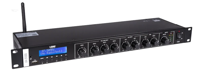 AMPLIFICATEUR MÉLANGEUR CLASS D STÉRÉO 2x120W EN 4Ω