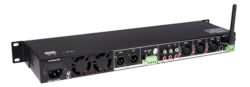AMPLIFICATEUR MÉLANGEUR CLASS D STÉRÉO 2x120W EN 4Ω