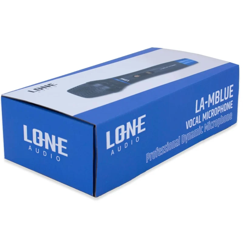 MICROPHONE DYNAMIQUE A MAIN FILAIRE BLEU
