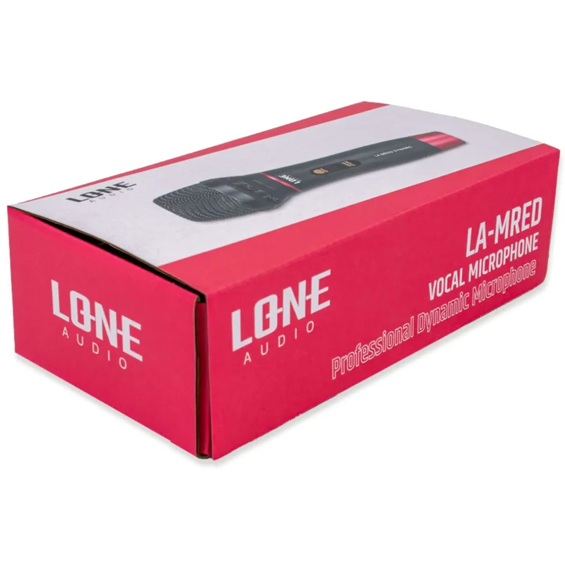 MICROPHONE DYNAMIQUE A MAIN FILAIRE ROUGE