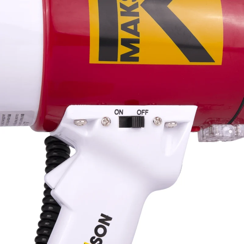 MÉGAPHONE PROFESSIONNEL - PORTE VOIX PUISSANCE 50W