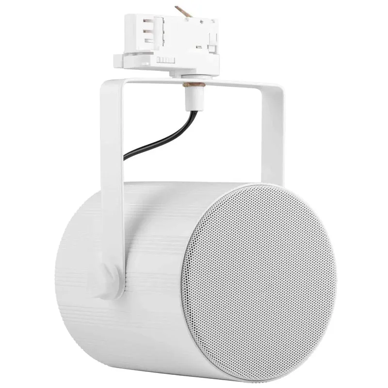 HAUT PARLEUR SPOT SANS FILS BLANC 15W SUR RAIL