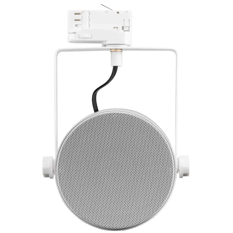 HAUT PARLEUR SPOT SANS FILS BLANC 15W SUR RAIL
