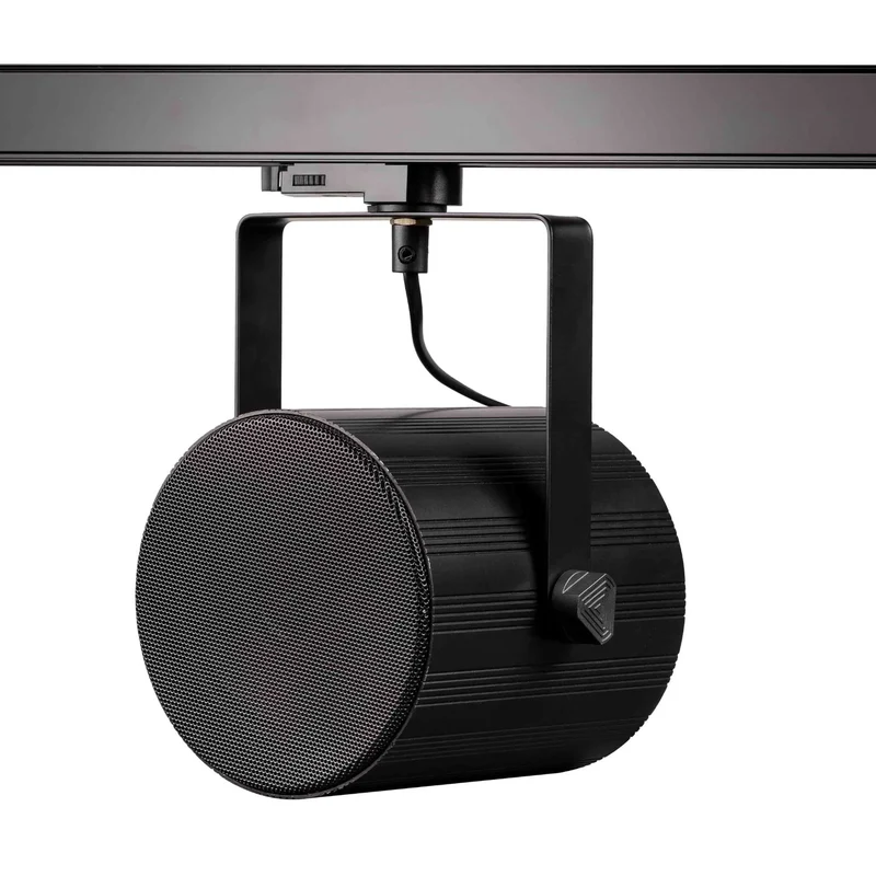 HAUT PARLEUR SPOT SANS FILS NOIR 15W SUR RAIL