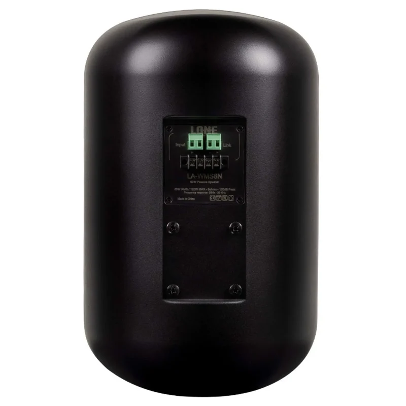 PAIRE D'ENCEINTES MURALES 2 VOIES 120W NOIRE