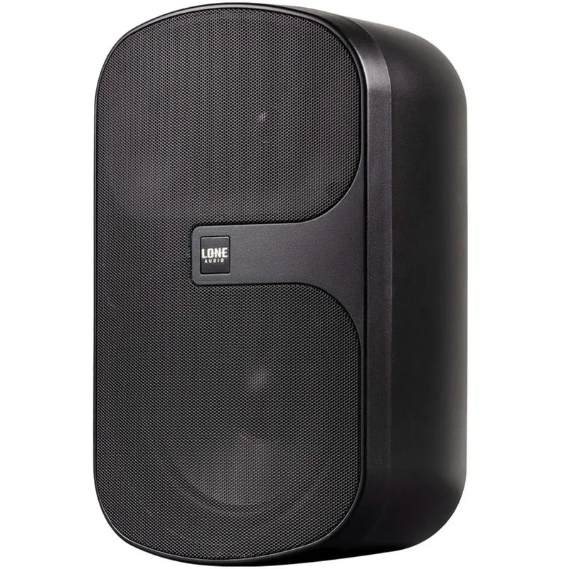 PAIRE D'ENCEINTES MURALES 2 VOIES 120W NOIRE