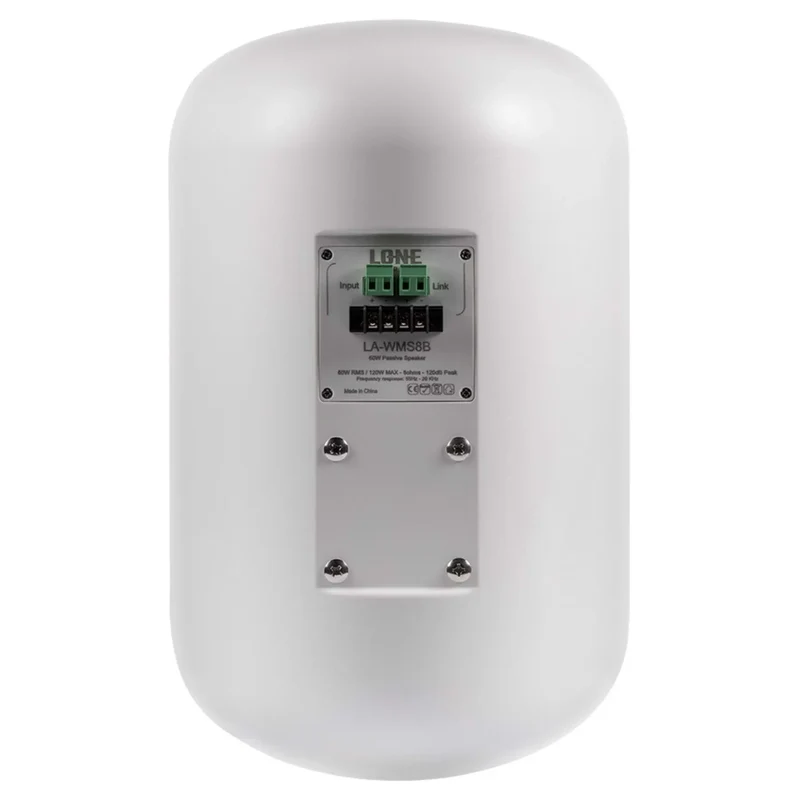 PAIRE D'ENCEINTES MURALES 2 VOIES 120W BLANCHE