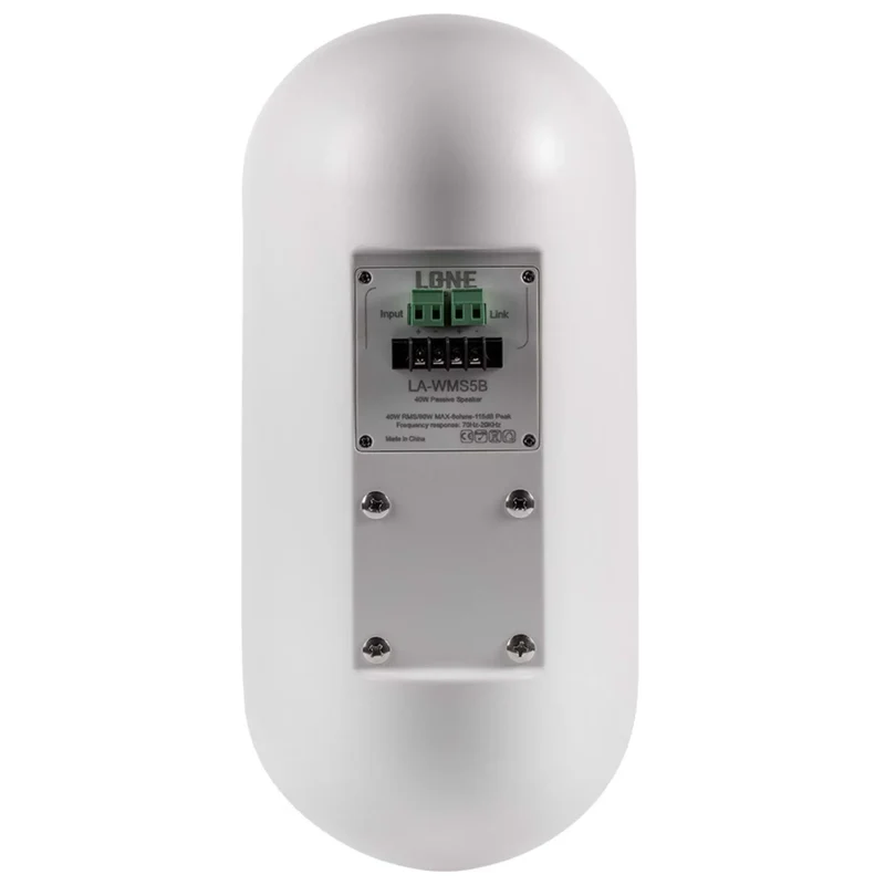 PAIRE D'ENCEINTES MURALES 2 VOIES 80W BLANCHE