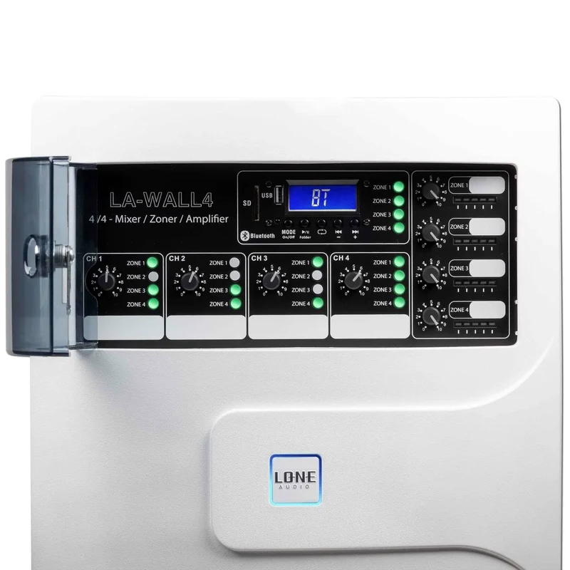 AMPLIFICATEUR MURAL MULTIMÉDIA 4X150W EN CLASS AB