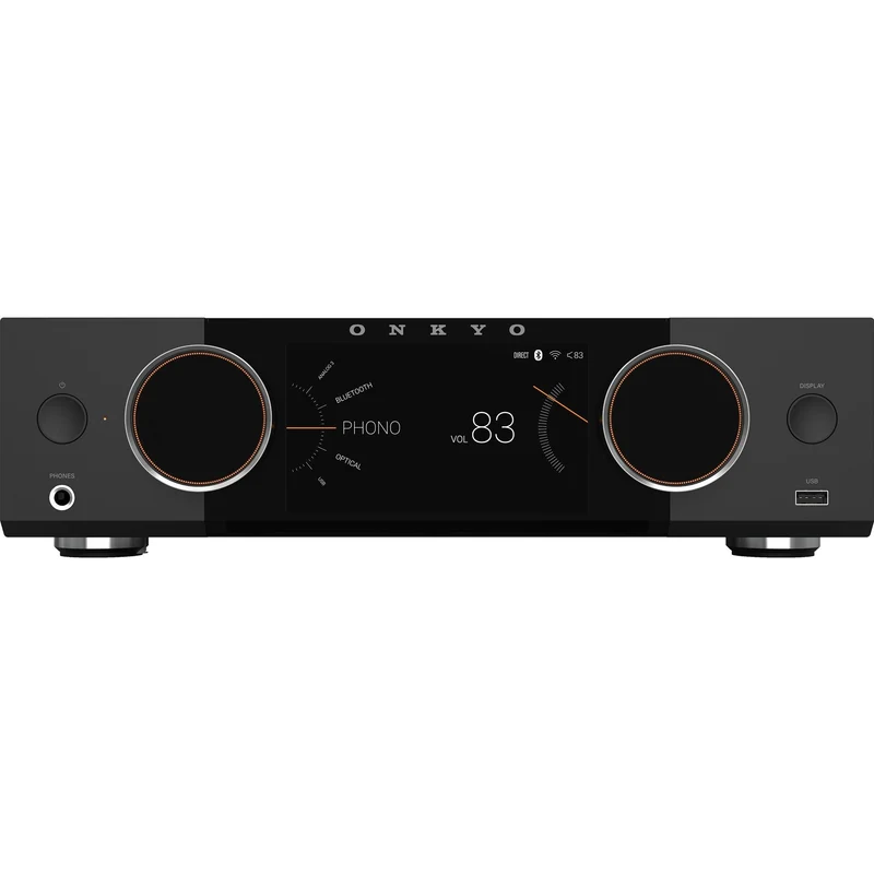 Amplificateur Réseau 250 Watt 4Ohm, Alexa MRM Linkplay Spotify, Onkyo Y50B - Noir