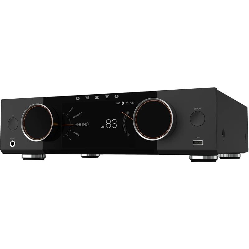 Amplificateur Réseau 250 Watt 4Ohm, Alexa MRM Linkplay Spotify, Onkyo Y50B - Noir