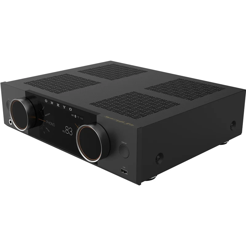 Amplificateur Réseau 250 Watt 4Ohm, Alexa MRM Linkplay Spotify, Onkyo Y50B - Noir