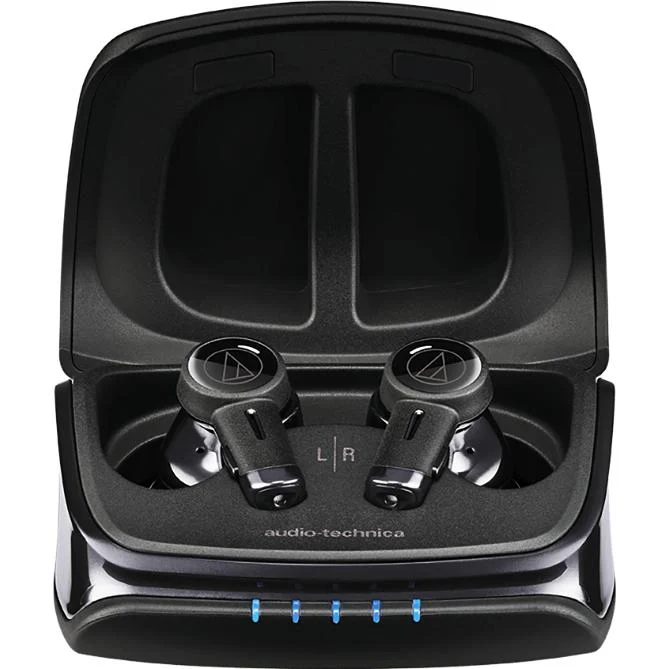 Écouteurs boutons sans fil BT à réduction de bruit, Audio-Technica TWX9MK2-BK - Noir